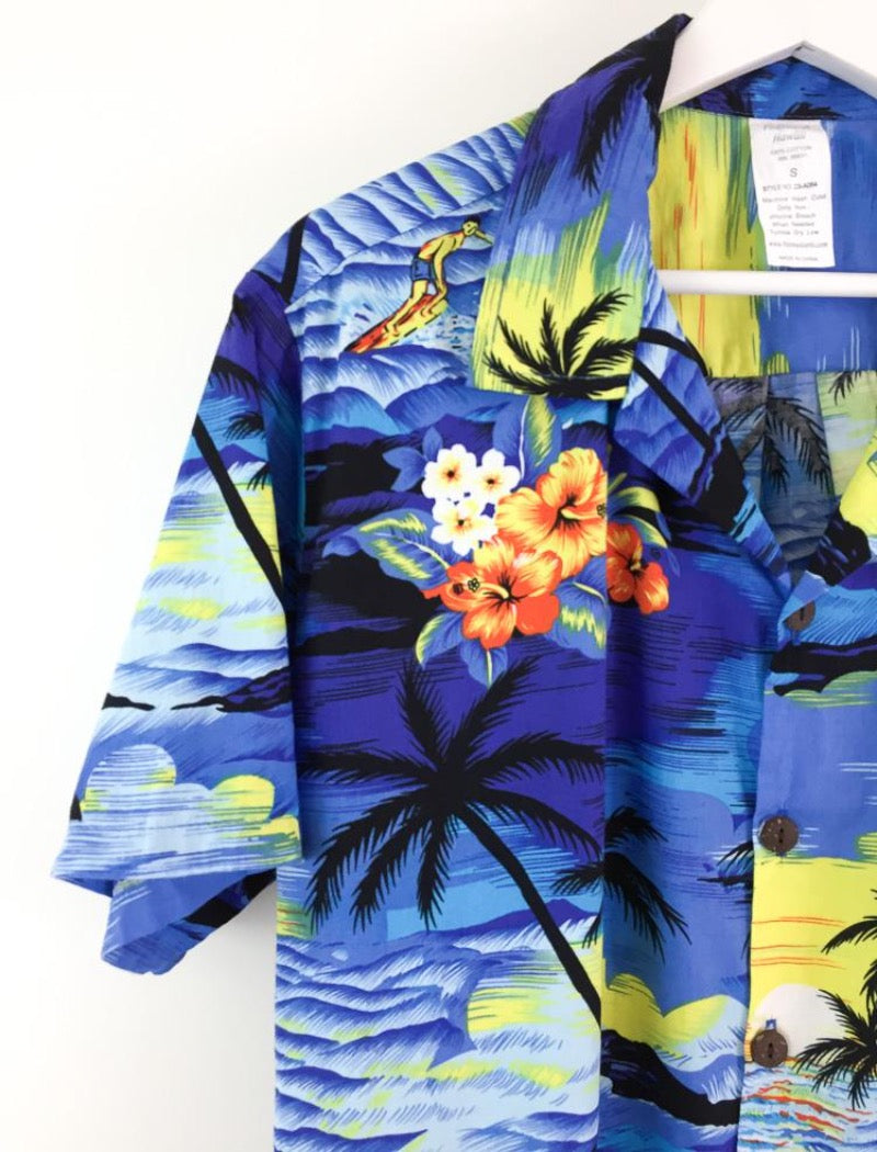 Men's short sleeve Hawaiian shirt